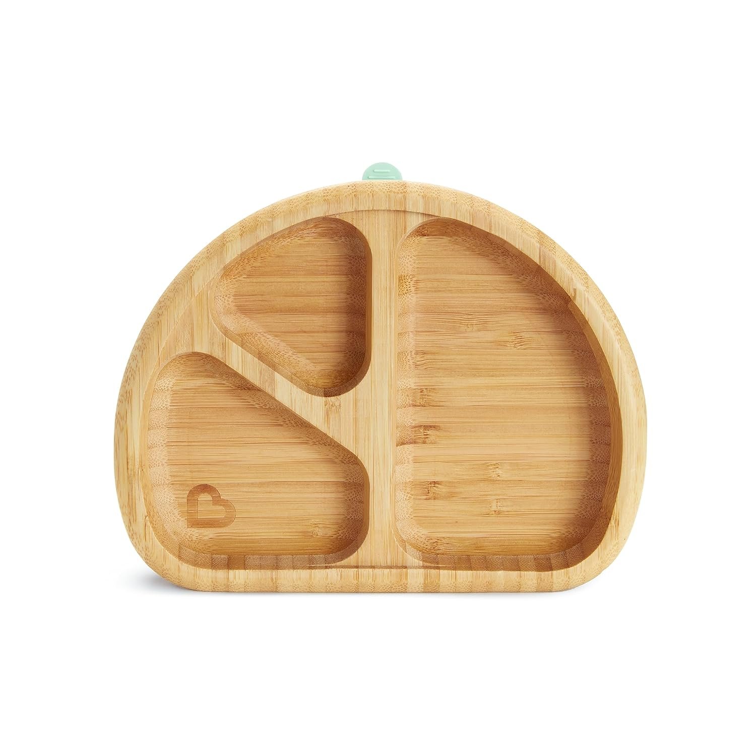 Munchkin® Bambou™ Divided Suction Plate – Eco-Friendly Bamboo Dinnerware for Babies and Toddlers
