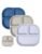 BABELIO Powerful Suction Plates for Baby and Toddler, 100% Food Grand Silicone, Divided, BPA Free, Microwave & Dishwasher Safe, Stay Put, 3 Pack