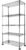 Whitmor 5-Tier Heavy Duty Shelving Unit, Metal Adjustable Storage Shelves, 2000 lbs Capacity for Pantry, Kitchen, Closet, Laundry, 29.6″ L x 13.7″ W x 59.4″ H, Black