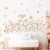 decalmile Boho Flower Wall Decals Wildflower Floral Dandelion Grass Wall Stickers Baby Nursery Girls Bedroom Kids Room Wall Decor