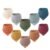 Konssy Muslin Baby Bibs 10 Pack Baby Bandana Drool Bibs 100% Cotton for Unisex Boys and Girls, Soft Absorbent Set for Teething and Drooling