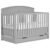 Dream On Me Storybrooke 5-in-1 Convertible Full-Size Crib with Under Drawer, Pebble Grey, GreenGuard Gold & JPMA, Convert to Toddler, Day & Full-Size Bed, 3 Mattress Heights, Sustainable Pinewood