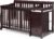 Storkcraft Portofino 5-in-1 Convertible Crib and Changer (Espresso) – Crib and Changing -Table Combo with 3 Drawers, Includes Baby Changing Pad, Converts to Full-Size Bed