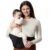 Momcozy Hip Seat Baby Carrier – Adjustable Waistband with Original 3D Belly Protector, Ergonomic Carrier with Various Pockets for Newborns & Toddlers up to 45lbs (Black, Medium)