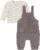 Modern Moments by Gerber Baby Microplush Overall Set