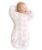 SwaddleDesigns Transitional Swaddle Sack, Arms Up Half-Length Sleeves & Mitten Cuffs, Swaddle for Newborn Transition to Baby Sleep Sack Wearable Blanket, 3-6 Month, 14-21 lb, Heavenly Floral Pink