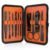 Wild Willies 10-Piece Pedicure & Manicure Kit for Men & Women – Includes Nail Clippers, Scissors, Tweezers, Files – Compact Travel Nail Grooming Kit, Mens Nail Care Set